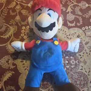 Nintendo Mario Plush Toy - Red, Blue, and Brown